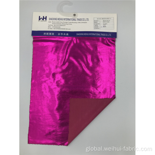 Bronzing Purple Fabrics Reliable Quality Knitted Fabric T/SP Bronzing Purple Fabrics Factory